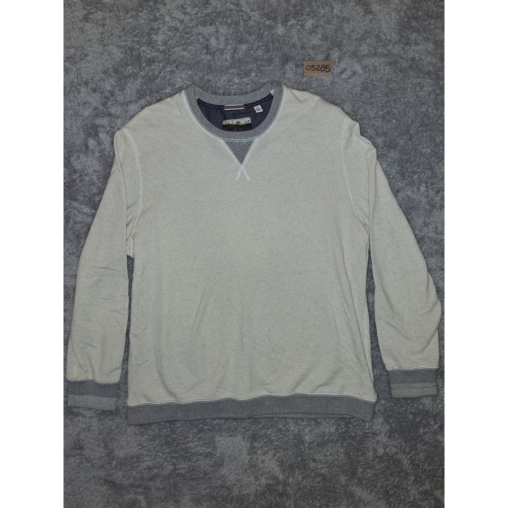 Robert Graham Crewneck Sweatshirt Pullover Knit Heathered Comfy Classic Fit 2XLT